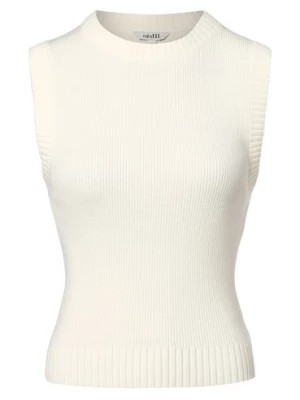 Zdjęcie produktu mbyM Dzianinowy top damski Kobiety Sztuczne włókno biały jednolity,