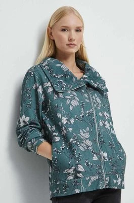 Zdjęcie produktu Medicine bluzka damska kolor turkusowy wzorzysta