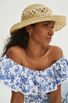 Zdjęcie produktu Medicine kapelusz damski kolor beżowy