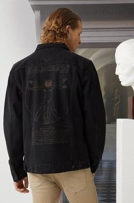 Zdjęcie produktu Medicine kurtka jeansowa męska kolor czarny przejściowa