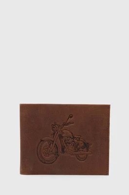 Zdjęcie produktu Medicine portfel skórzany męski kolor brązowy