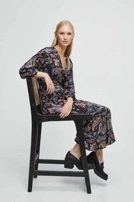 Zdjęcie produktu Medicine sukienka kolor czarny midi rozkloszowana