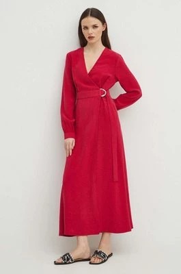 Zdjęcie produktu Medicine sukienka kolor czerwony midi rozkloszowana