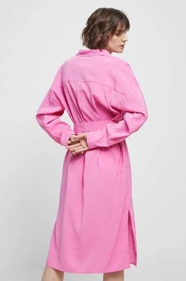 Zdjęcie produktu Medicine sukienka kolor różowy midi oversize