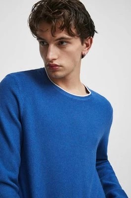 Zdjęcie produktu Medicine sweter bawełniany kolor niebieski lekki
