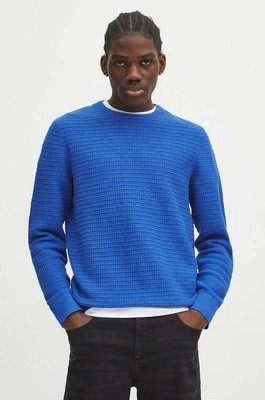 Zdjęcie produktu Medicine sweter bawełniany męski kolor niebieski