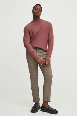 Zdjęcie produktu Medicine sweter bawełniany męski kolor różowy lekki