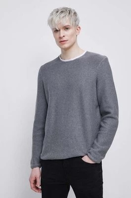 Zdjęcie produktu Medicine sweter bawełniany męski kolor szary lekki
