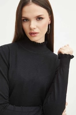 Zdjęcie produktu Medicine sweter damski kolor czarny z półgolfem