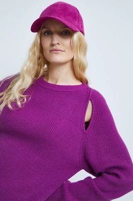 Zdjęcie produktu Medicine sweter damski kolor fioletowy