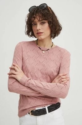 Zdjęcie produktu Medicine sweter damski kolor różowy lekki