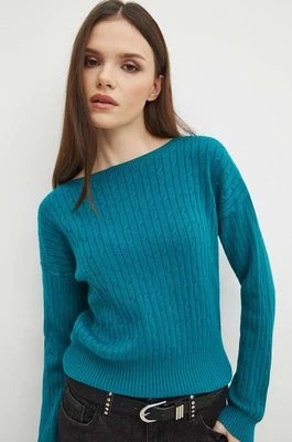 Zdjęcie produktu Medicine sweter damski kolor zielony