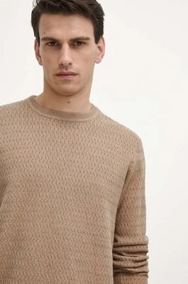 Zdjęcie produktu Medicine sweter męski kolor beżowy lekki