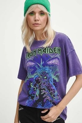 Zdjęcie produktu Medicine t-shirt bawełniany damski kolor fioletowy