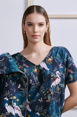 Zdjęcie produktu Medicine t-shirt bawełniany damski kolor granatowy