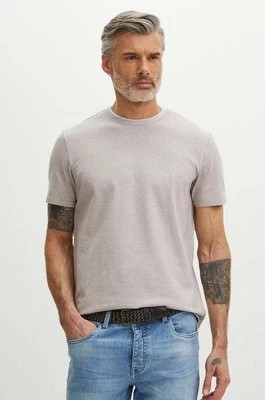 Zdjęcie produktu Medicine t-shirt bawełniany męski kolor beżowy melanżowy