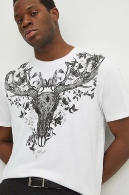 Zdjęcie produktu Medicine t-shirt bawełniany męski kolor biały z nadrukiem