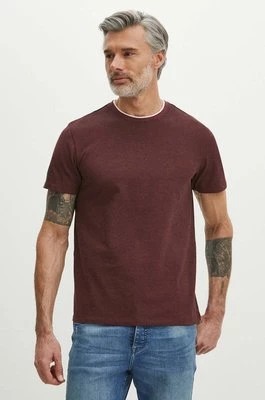 Zdjęcie produktu Medicine t-shirt bawełniany męski kolor bordowy melanżowy