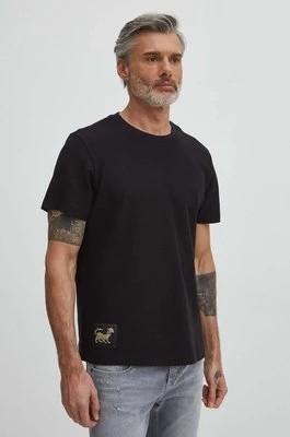Zdjęcie produktu Medicine t-shirt bawełniany męski kolor czarny z aplikacją