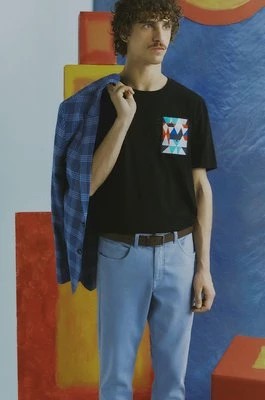 Zdjęcie produktu Medicine t-shirt bawełniany męski kolor czarny z nadrukiem