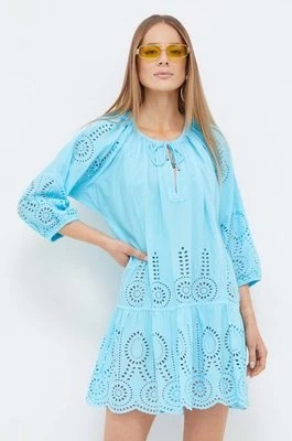 Zdjęcie produktu Melissa Odabash sukienka plażowa bawełniana Ashley kolor niebieski