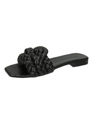 Zdjęcie produktu MELVIN & HAMILTON Skórzane klapki "Brooke 2" w kolorze czarnym rozmiar: 39