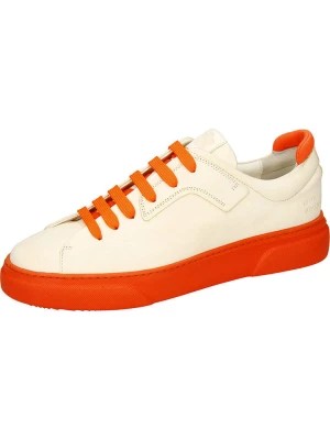 Zdjęcie produktu MELVIN & HAMILTON Skórzane sneakersy "Harvey 35" w kolorze pomarańczowo-białym rozmiar: 42