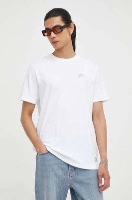 Zdjęcie produktu Mercer Amsterdam t-shirt bawełniany kolor biały gładki