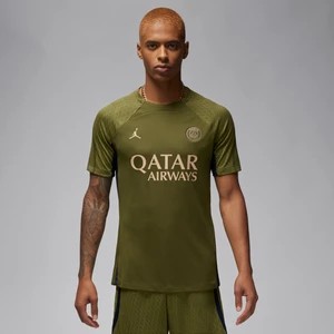Zdjęcie produktu Męska dzianinowa koszulka piłkarska Jordan Dri-FIT Paris Saint-Germain Strike (wersja czwarta) - Zieleń