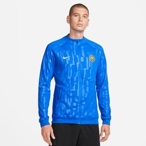 Zdjęcie produktu Męska dzianinowa kurtka piłkarska z zamkiem na całej długości Nike Inter Mediolan Academy Pro - Niebieski