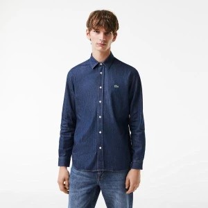 Zdjęcie produktu Męska koszula dżinsowa Lacoste z organicznej bawełny o regularnym kroju