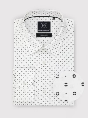 Zdjęcie produktu Męska koszula w drobny wzór o fasonie Regular Fit Pako Lorente