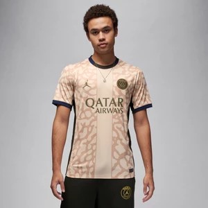 Zdjęcie produktu Męska koszulka piłkarska Jordan Dri-FIT (replika) Paris Saint-Germain Stadium 2023/24 (wersja czwarta) - Brązowy