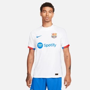 Zdjęcie produktu Męska koszulka piłkarska Nike Dri-FIT ADV FC Barcelona Match 2023/24 (wersja wyjazdowa) - Biel