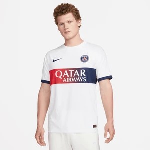 Zdjęcie produktu Męska koszulka piłkarska Nike Dri-FIT ADV Paris Saint-Germain Match 2023/24 (wersja wyjazdowa) - Biel