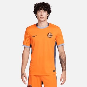 Zdjęcie produktu Męska koszulka piłkarska Nike Dri-FIT Inter Mediolan Stadium 2023/24 (wersja trzecia) - Pomarańczowy