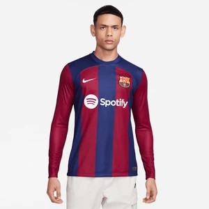 Zdjęcie produktu Męska koszulka piłkarska z długim rękawem Nike Dri-FIT FC Barcelona Stadium 2023/24 (wersja domowa) - Niebieski