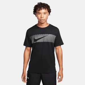 Zdjęcie produktu Męska koszulka z krótkim rękawem do biegania Dri-FIT UV Nike Miler Flash - Czerń