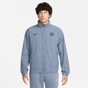 Zdjęcie produktu Męska kurtka piłkarska z tkaniny Nike Inter Mediolan Revival (wersja trzecia) - Niebieski