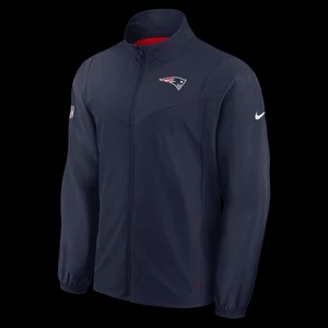 Zdjęcie produktu Męska kurtka z zamkiem na całej długości Nike Sideline Repel (NFL New England Patriots) - Niebieski