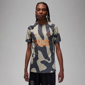 Zdjęcie produktu Męska przedmeczowa koszulka piłkarska z krótkim rękawem Jordan Dri-FIT Paris Saint-Germain Academy Pro (wersja trzecia) - Brązowy