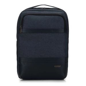 Zdjęcie produktu Męski plecak na laptopa 15,6 z szerokim uchwytem ciemnoniebieski Wittchen