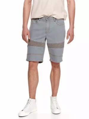 Zdjęcie produktu Męskie szorty jeansowe z fakturą TOP SECRET