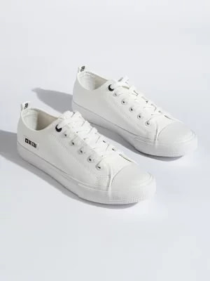 Zdjęcie produktu Męskie trampki białe z ekologicznej skóry BIG STAR KK174008 Big Star Shoes