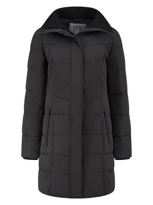 Zdjęcie produktu MGO leisure wear Płaszcz pikowany "Olivia" w kolorze czarnym rozmiar: XXL