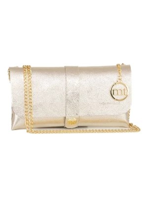 Zdjęcie produktu Mia Tomazzi Skórzana torebka w kolorze złotym - 24 x 13 x 6 cm rozmiar: onesize