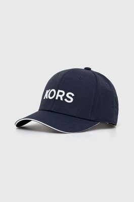 Zdjęcie produktu Michael Kors czapka z daszkiem kolor granatowy z aplikacją