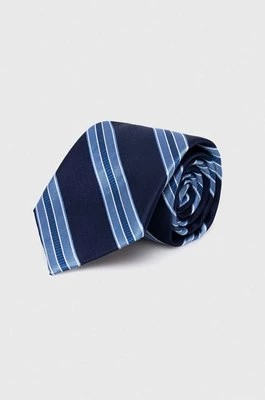 Zdjęcie produktu Michael Kors krawat jedwabny kolor granatowy