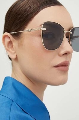 Zdjęcie produktu Michael Kors okulary przeciwsłoneczne BEIJING damskie kolor złoty 0MK1158D