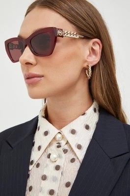 Zdjęcie produktu Michael Kors okulary przeciwsłoneczne MONTECITO damskie kolor bordowy 0MK2205